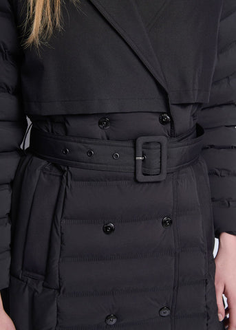 Trench da donna trapuntato con cintura - art. 521FD35004 - Gaudi Autunno Inverno 2025/26 Donna