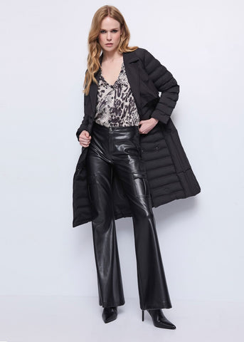 Trench da donna trapuntato con cintura - art. 521FD35004 - Gaudi Autunno Inverno 2025/26 Donna