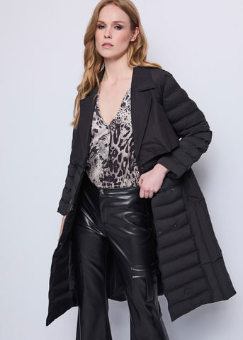 Trench da donna trapuntato con cintura - art. 521FD35004 - Gaudi Autunno Inverno 2025/26 Donna