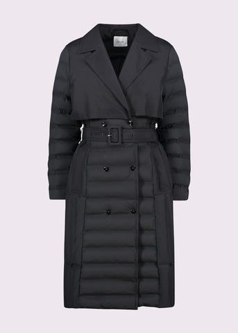 Trench da donna trapuntato con cintura - art. 521FD35004 - Gaudi Autunno Inverno 2025/26 Donna