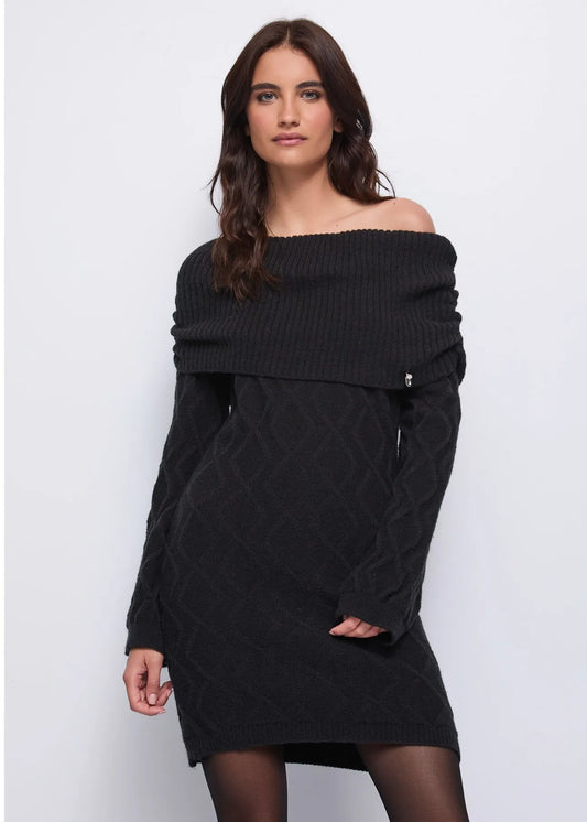 Abito midi manica lunga - art. 521ND13004  - Denny Rose Autunno Inverno 2025/26