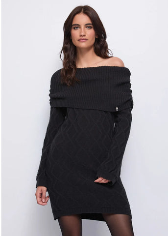 Abito midi manica lunga - art. 521ND13004  - Denny Rose Autunno Inverno 2025/26