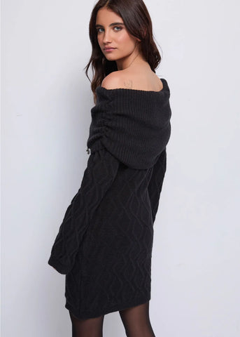 Abito midi manica lunga - art. 521ND13004  - Denny Rose Autunno Inverno 2025/26