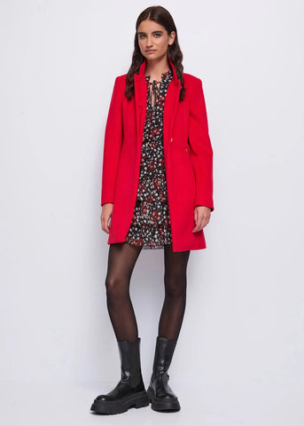 Abito corto a balze manica lunga - art. 521ND15011  - Denny Rose Autunno Inverno 2025/26