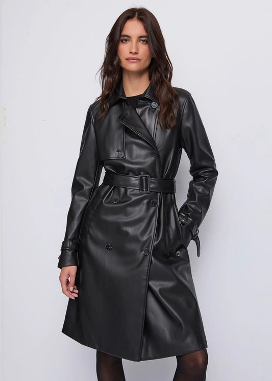 Trench in ecopelle - art.  521ND38001 - Denny Rose Autunno Inverno 2025/26