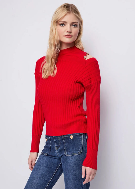 Maglia rossa in misto lana  - art. 521ND53024 - Denny Rose Autunno Inverno 2025/26