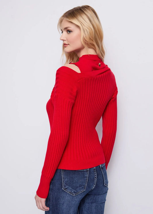 Maglia rossa in misto lana  - art. 521ND53024 - Denny Rose Autunno Inverno 2025/26