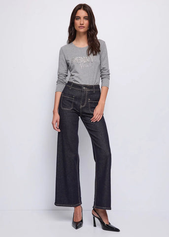 T-shirt manica lunga - art. 521ND64003  - Denny Rose Autunno Inverno 2025/26