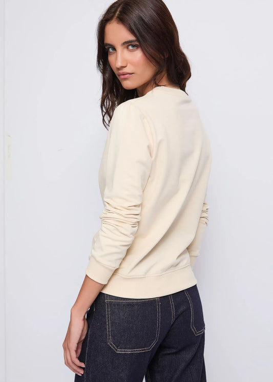 Felpa rosa in cotone con logo  - art. 521ND64016  - Denny Rose Autunno Inverno 2025/26