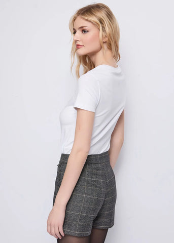 T-shirt bianca in cotone con logo  - art. 521ND64020  - Denny Rose Autunno Inverno 2025/26