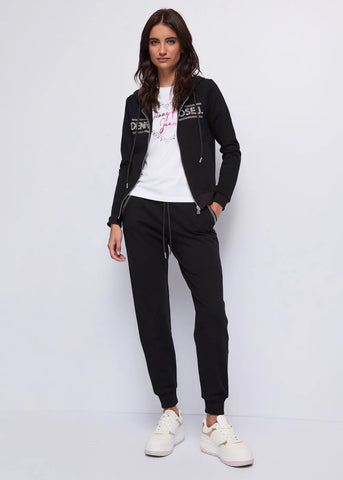 T-shirt bianca in cotone con logo  - art. 521ND64022  - Denny Rose Autunno Inverno 2025/26