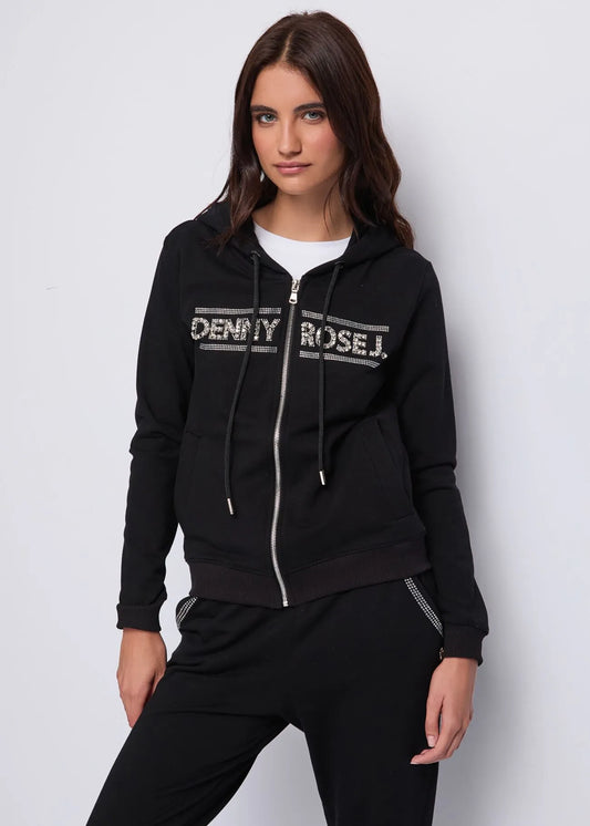 Felpa in maglia con zip - art. 521ND64024  - Denny Rose Autunno Inverno 2025/26