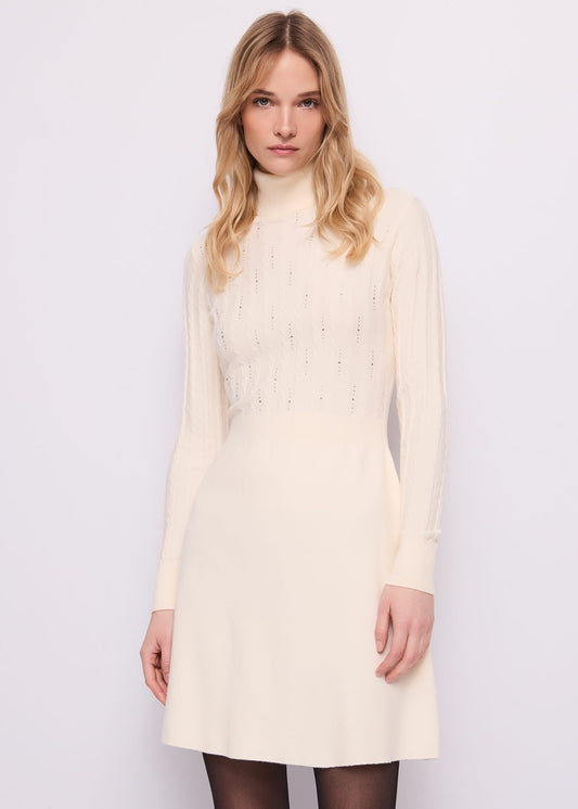 Abito da donna in maglia con strass