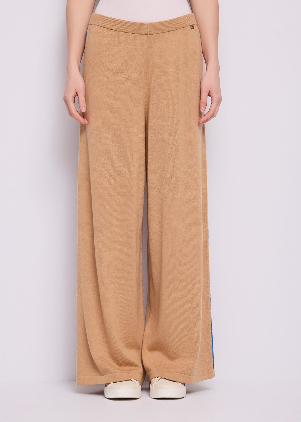 Pantaloni da donna in filato di lana