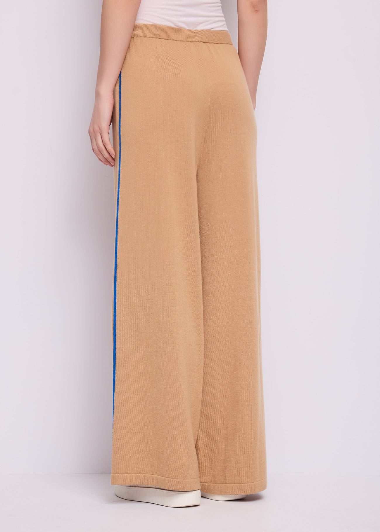 Pantaloni da donna in filato di lana