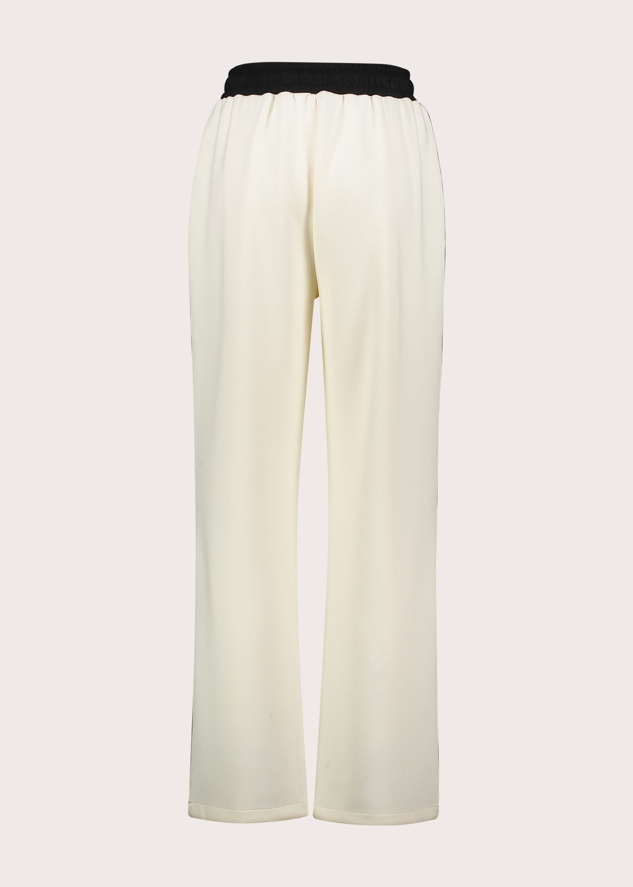 Pantaloni jogging bianchi da donna con coulisse