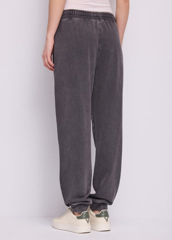Pantaloni jogging da donna in cotone felpato