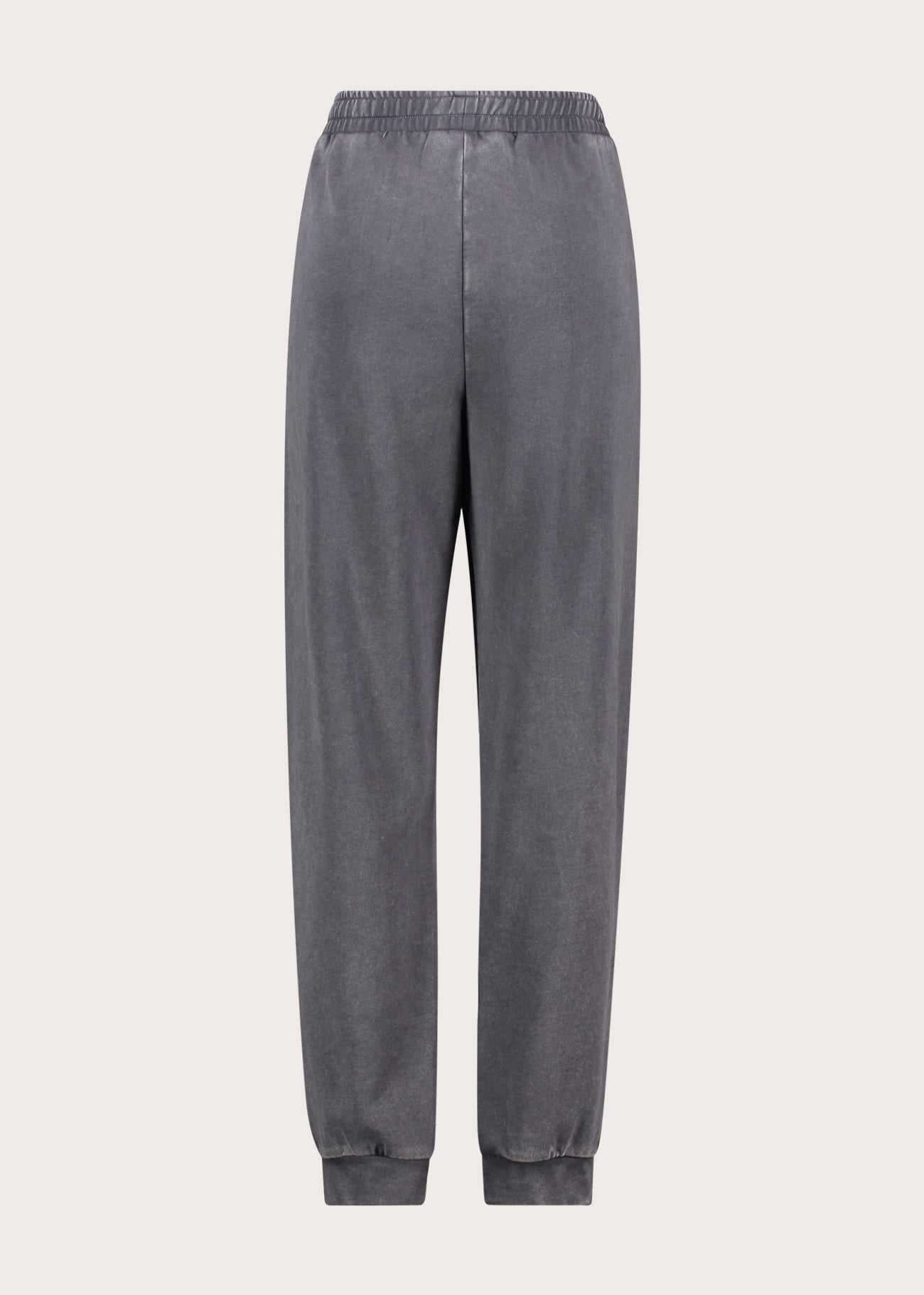 Pantaloni jogging da donna in cotone felpato