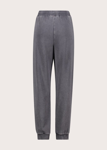 Pantaloni jogging da donna in cotone felpato