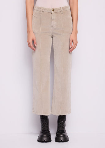 Pantaloni da donna in velluto di cotone