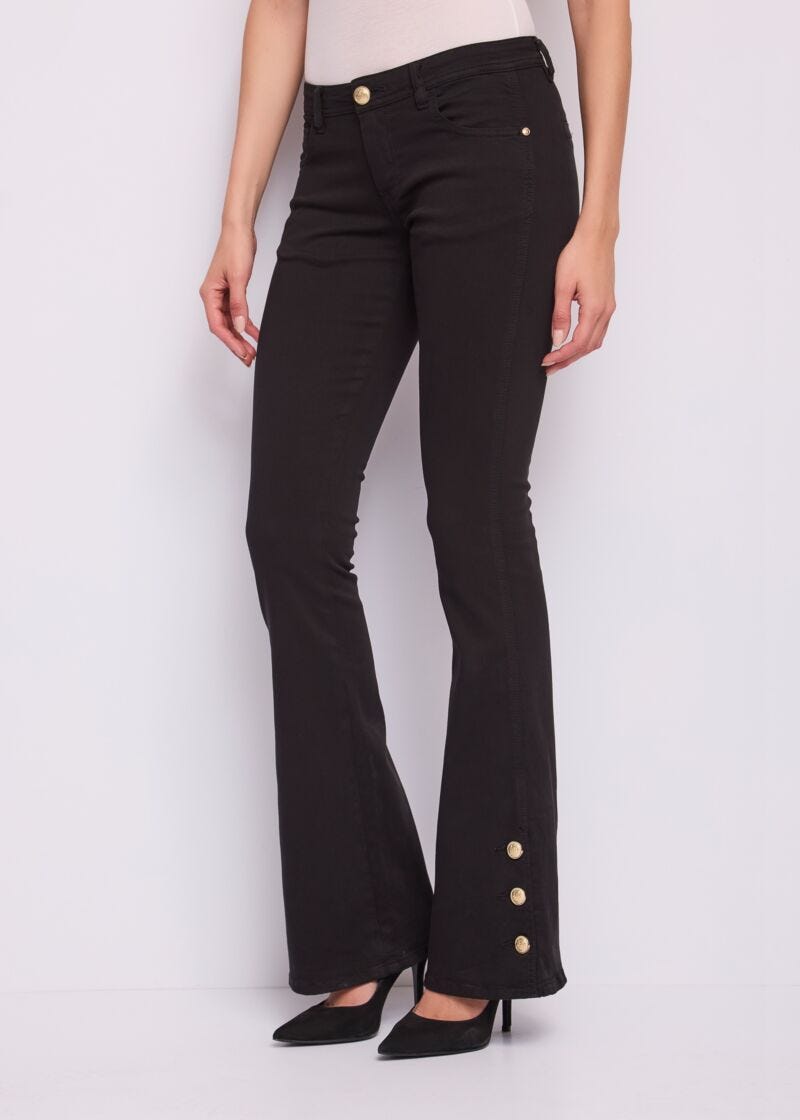 Pantaloni flare da donna in twill - Gaudì
