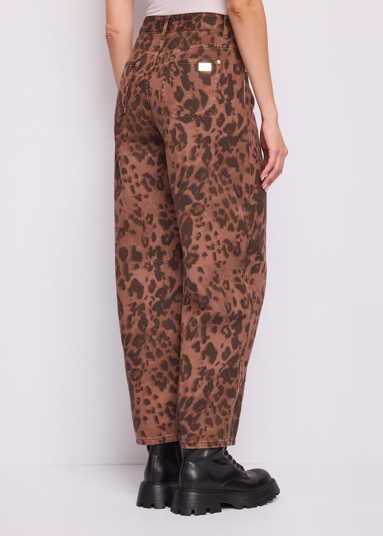 Pantaloni da donna in drill stampato