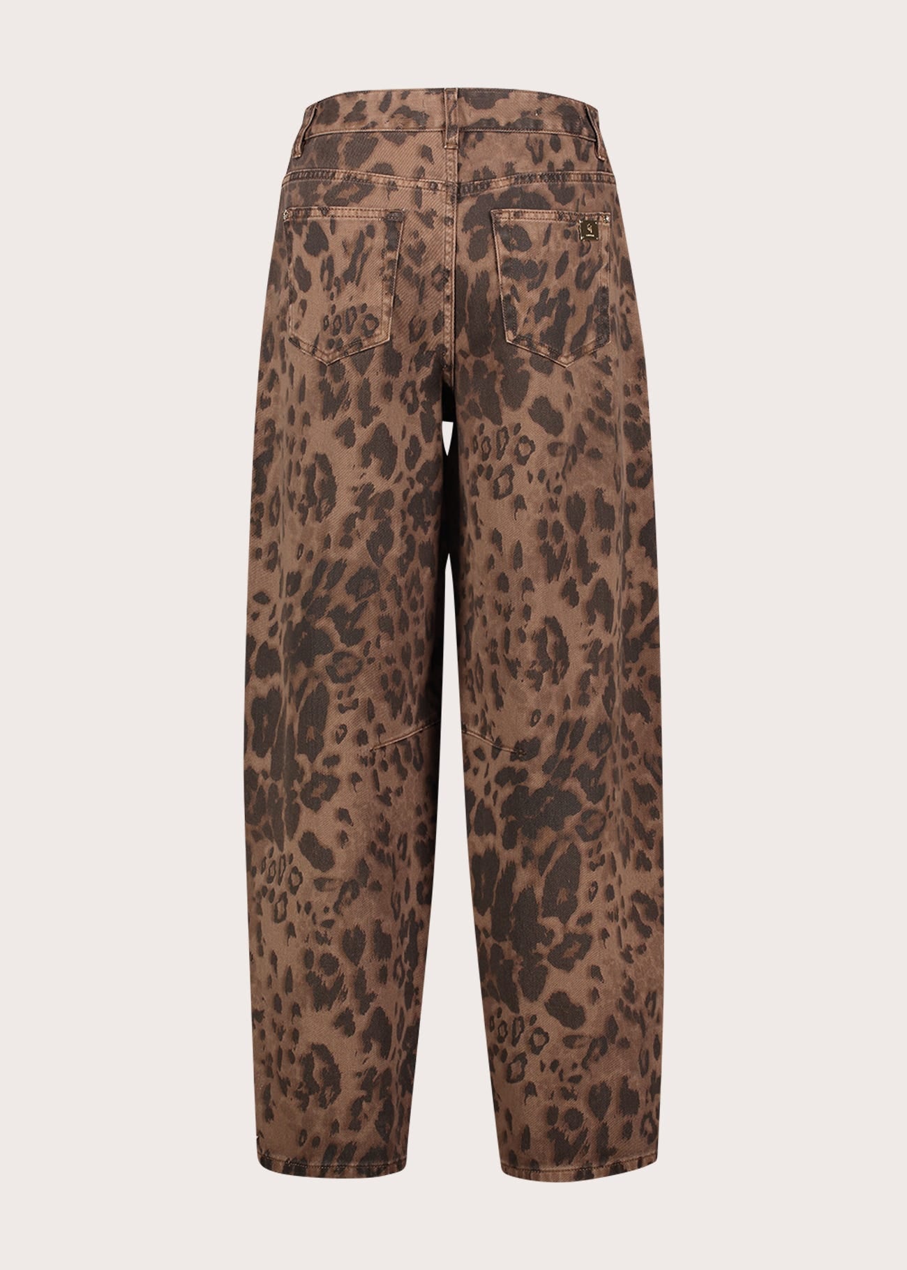 Pantaloni da donna in drill stampato