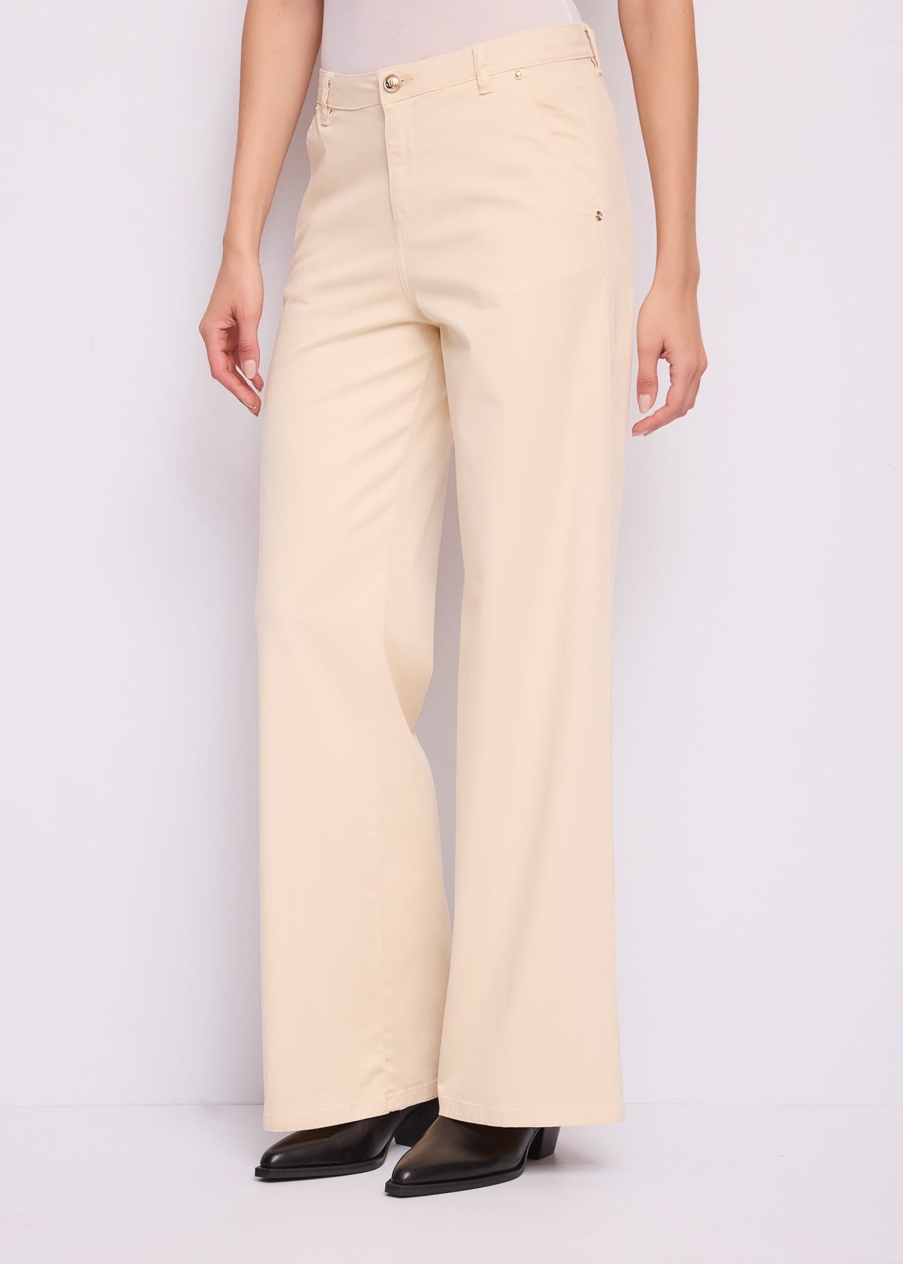 Pantaloni da donna in cotone elasticizzato