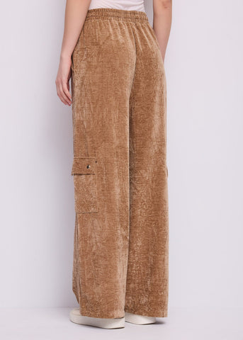 Pantaloni cargo da donna con coulisse