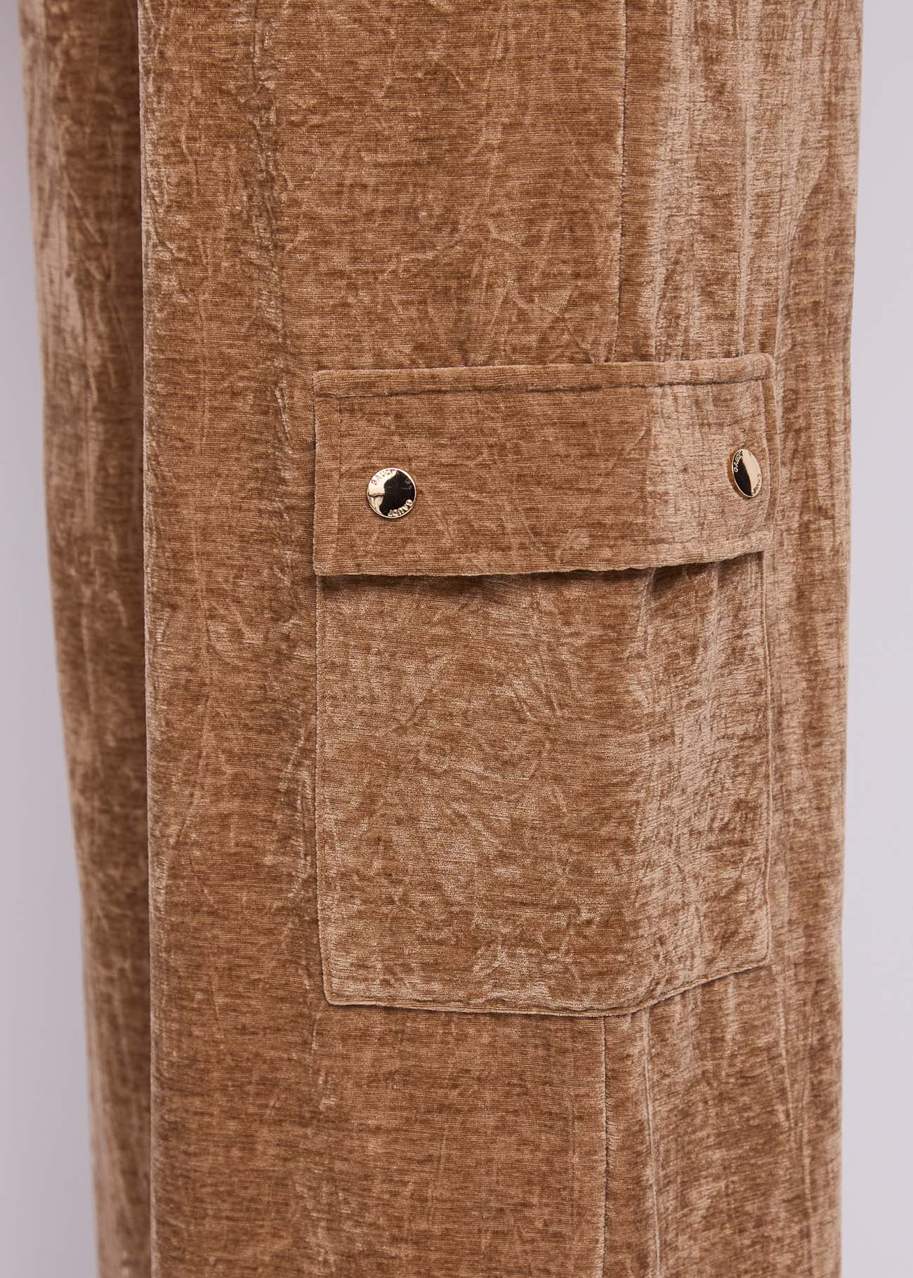 Pantaloni cargo da donna con coulisse