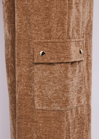 Pantaloni cargo da donna con coulisse