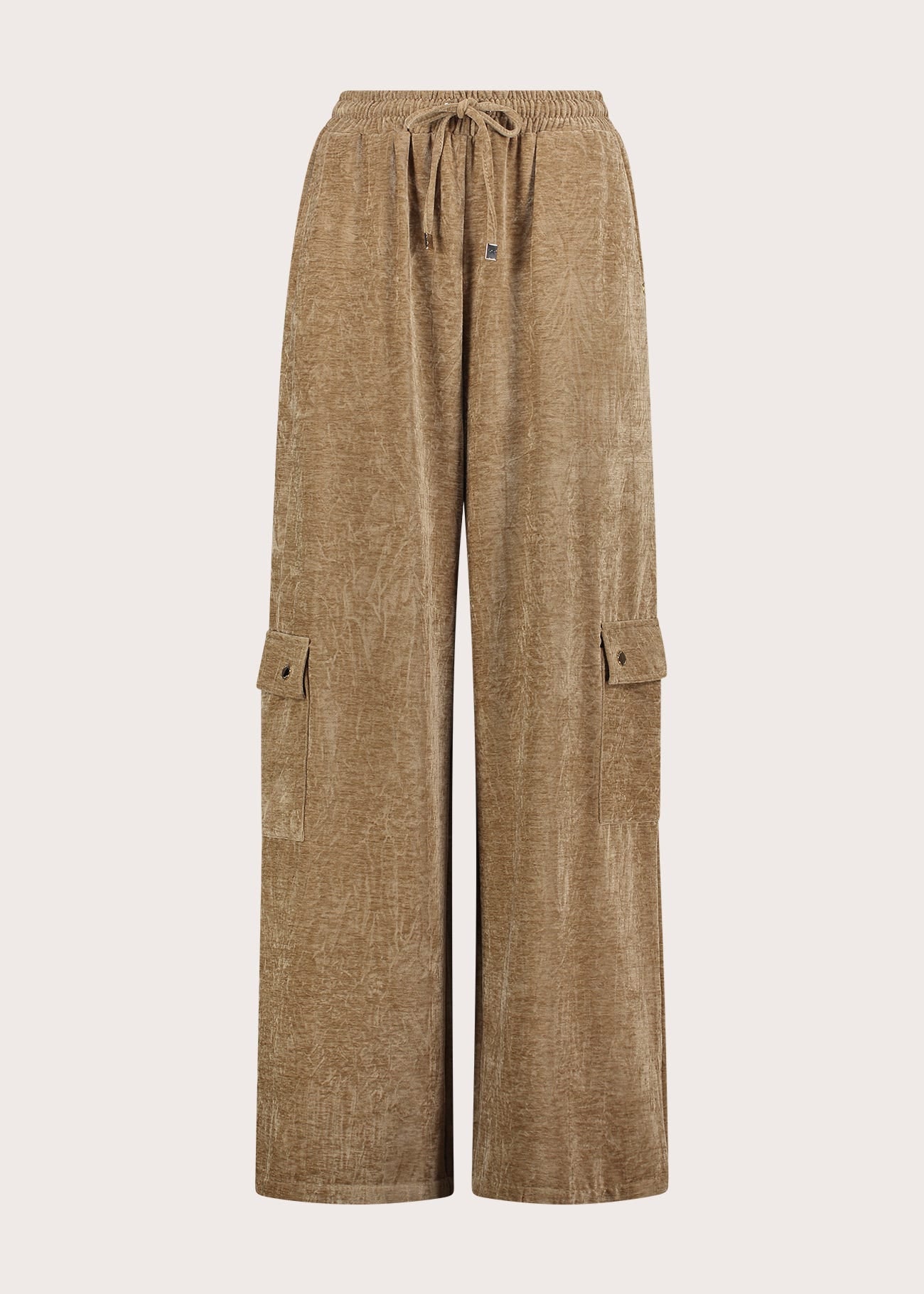 Pantaloni cargo da donna con coulisse