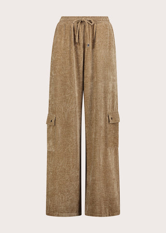 Pantaloni cargo da donna con coulisse