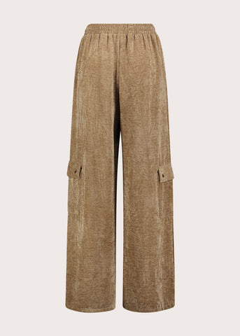 Pantaloni cargo da donna con coulisse