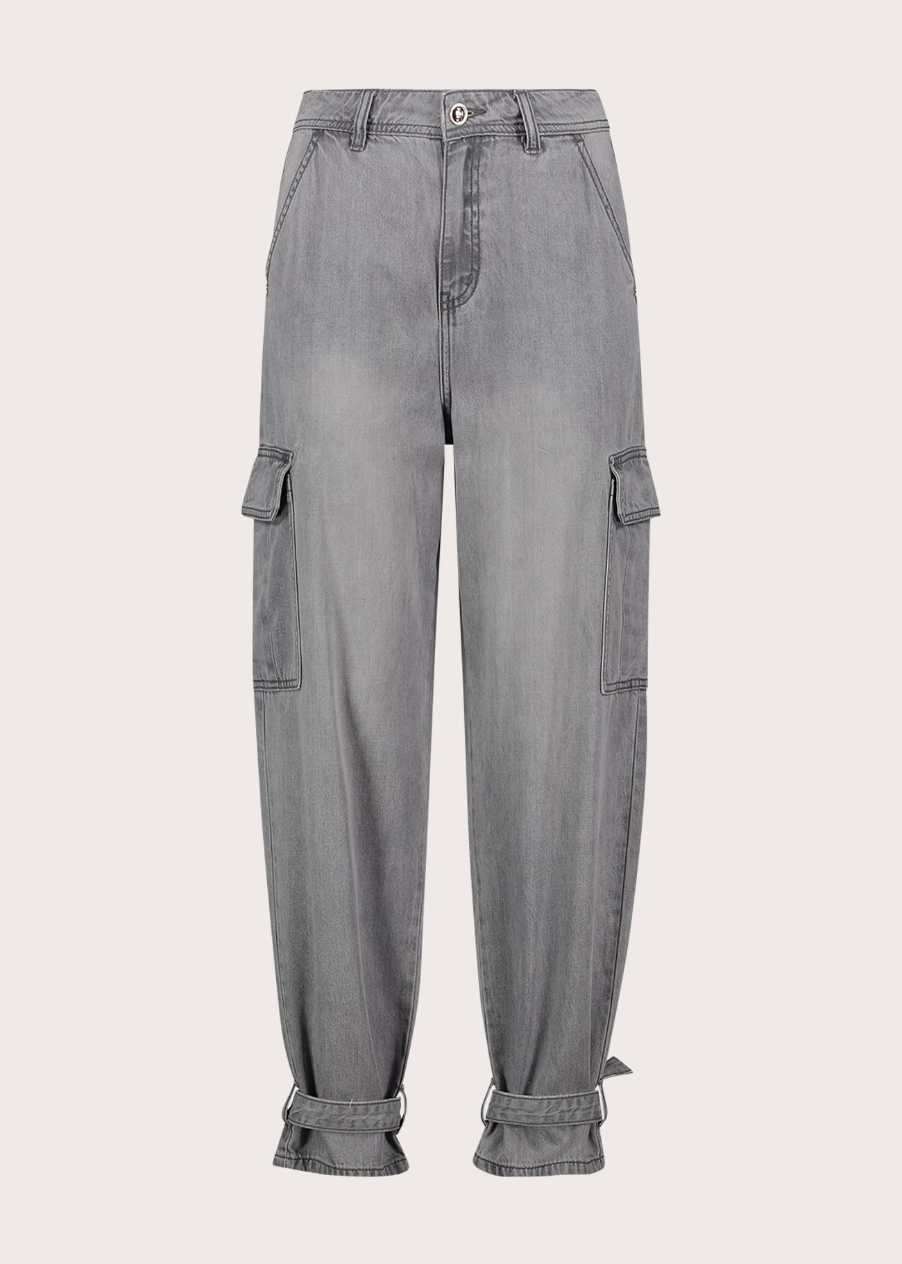 Jeans cargo da donna in cotone used