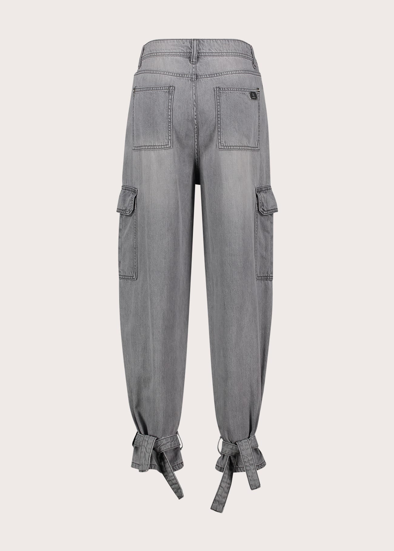 Jeans cargo da donna in cotone used