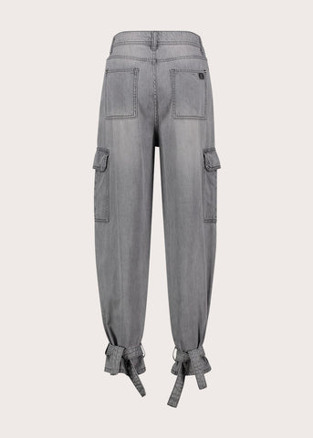 Jeans cargo da donna in cotone used