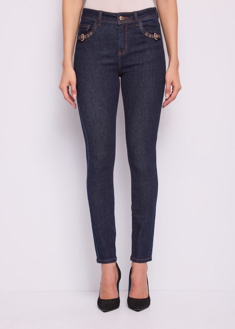 Jeans skinny da donna a vita alta - Gaudì - fronte