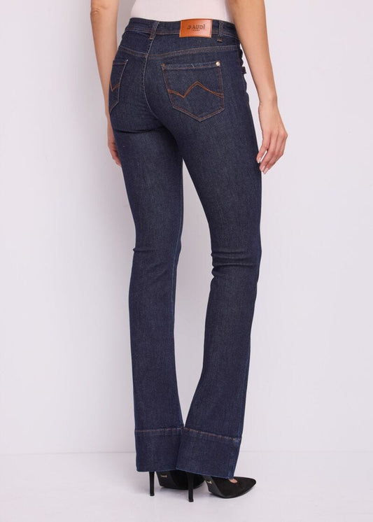 Jeans bootcut da donna in cotone elasticizzato - Gaudì - dettaglio