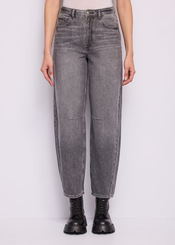 Jeans da donna in cotone con cinturino