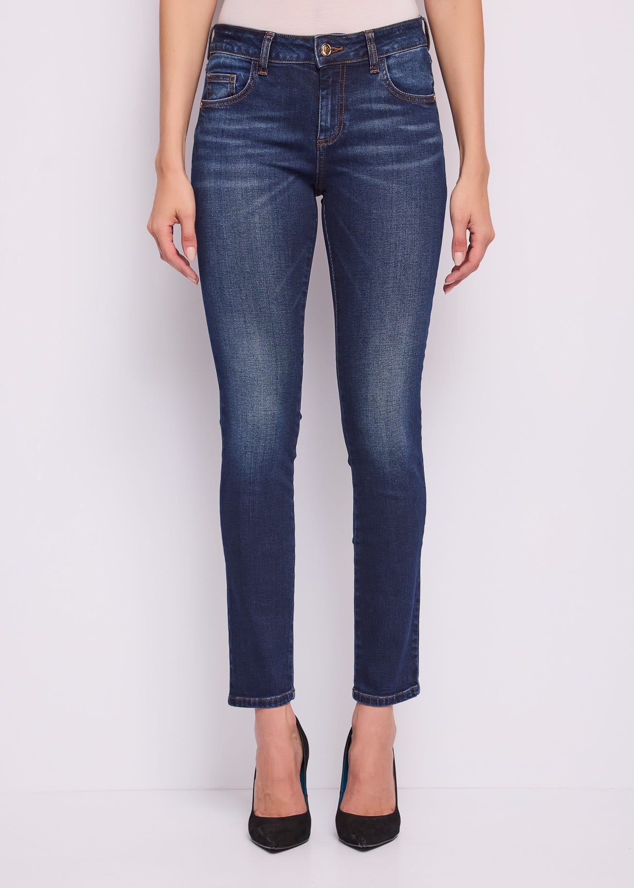 Jeans skinny cinque tasche da donna