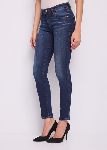 Jeans skinny cinque tasche da donna