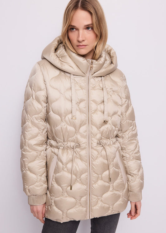 Piumino da donna in nylon imbottito