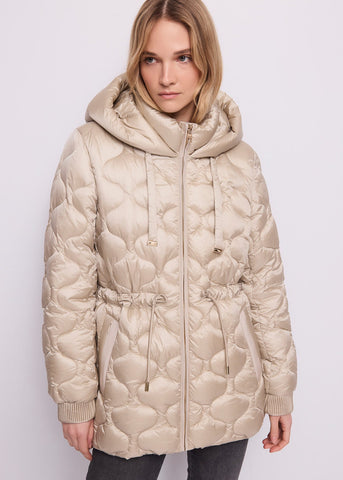Piumino da donna in nylon imbottito