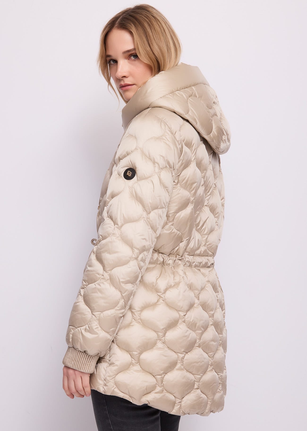 Piumino da donna in nylon imbottito