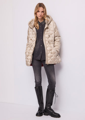 Piumino da donna in nylon imbottito