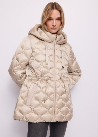 Piumino da donna in nylon imbottito