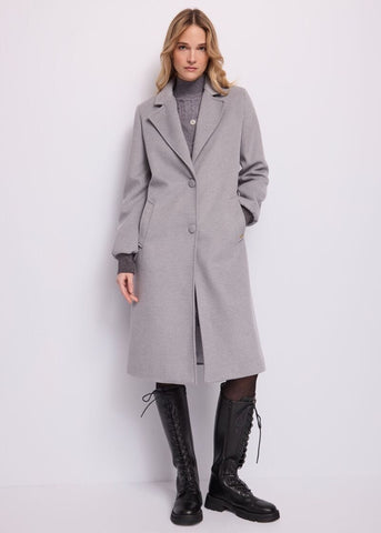 Cappotto da donna con bottoni - fronte