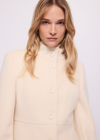 Cappotto da donna in viscosa elasticizzata