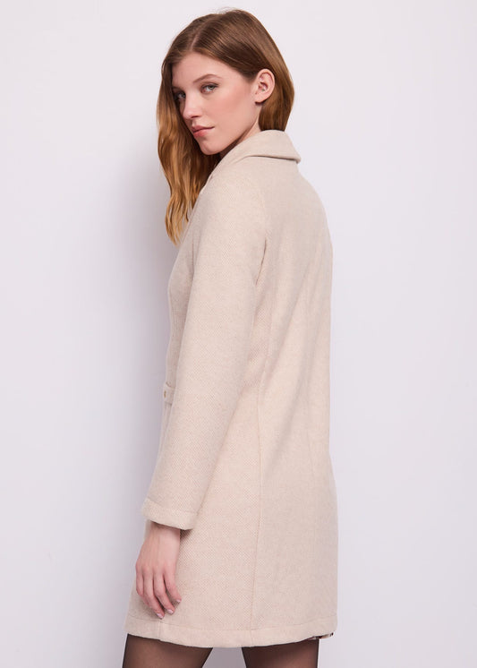 Cappotto da donna con collo a revers